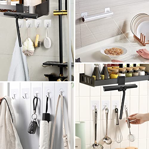 Teselife Tergivetro per Doccia in Silicone Nero