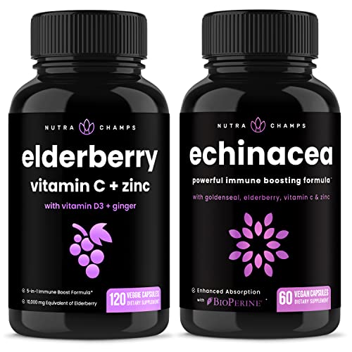 Nutrachamps Elderberry And Echinacea Bundle #TOP15