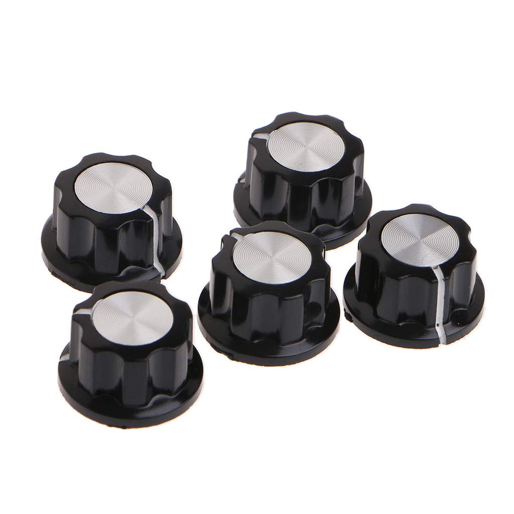 YUOIUX 5 Pcs MF-A01 Potentiometer Knob Inner 6mm Rotary Bakelite WH118 WX050