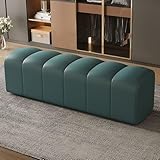 Bordes redondos para mayor seguridad: con su acolchado suave cuidadosamente diseñado, este banco clásico y moderno garantiza una experiencia de asiento cómoda sin fatiga. Las esquinas redondeadas proporcionan una capa adicional de seguridad, por lo que es adecuada para familias. Ideal para sala de estar, entrada o dormitorio, este versátil banco combina estilo y funcionalidad para cualquier decoración del hogar.