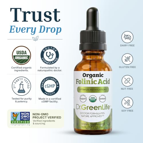 Dr. Green Mom Folinic Acid Liquid Drops