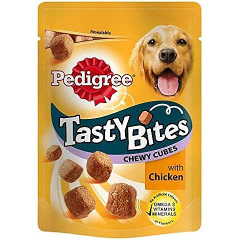Pedigree Tasty Bites Chewy Cubes with Chicken Cover