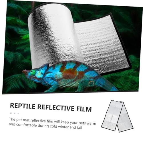 2 pads térmicos para reptiles con película reflectante miniatura 5
