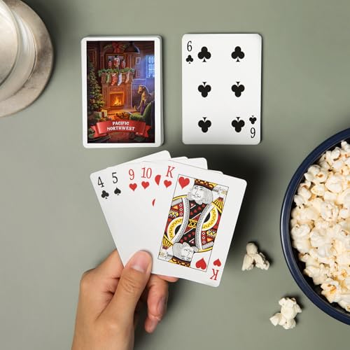 Lantern Press Pacific Northwest, 52 naipes poker miniatura 2