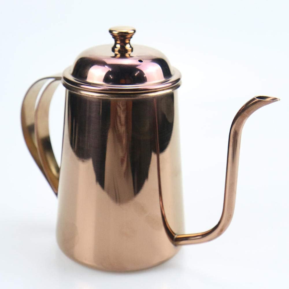 Coffee Maker Press Coffee Maker With Coffee Hand Pot 304 Stainless Steel Coffee Pot-Black_600Ml