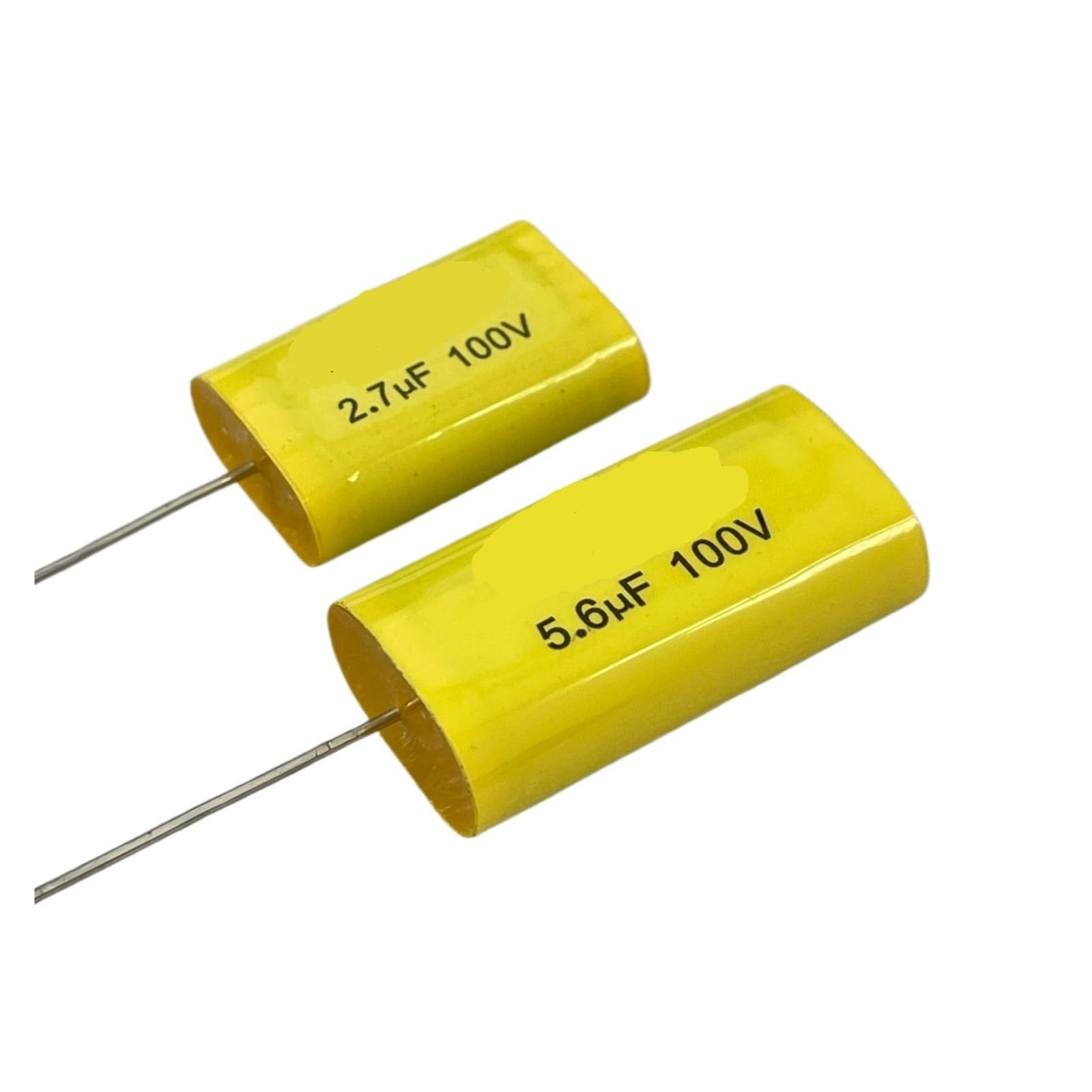 LEOTNNDQ 1PCS 2.7UF 5.6UF 100V Copper Pin Audio Crossover Induction Capacitors(68UF)