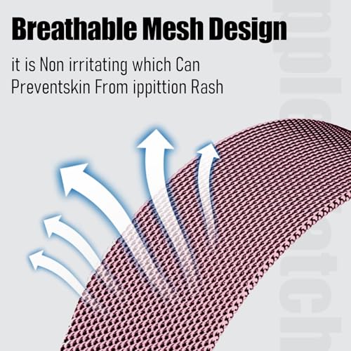 Image of VEMIGON Milanese Loop Metal Band Compatible with Samsung Galaxy Watch 8 40mm 44mm / Watch 8 Classic 46mm, Mesh Magnetic Stainless Steel Replacement Strap (Watch Not Included)