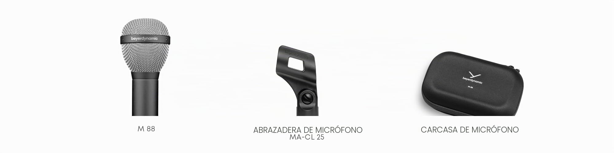 beyerdynamic M 88 TG Micrófono dinámico de Bobina móvil (hipercardioide)