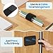 Cable Management Under Desk, 【Up to 15 Cord】【Enhanced Wire Holder】 Cord Organizer, Adjustable Hook and Loop Cable Ties, Home Office Essentials, Cable Hider Clips Under Table, 20 Pair