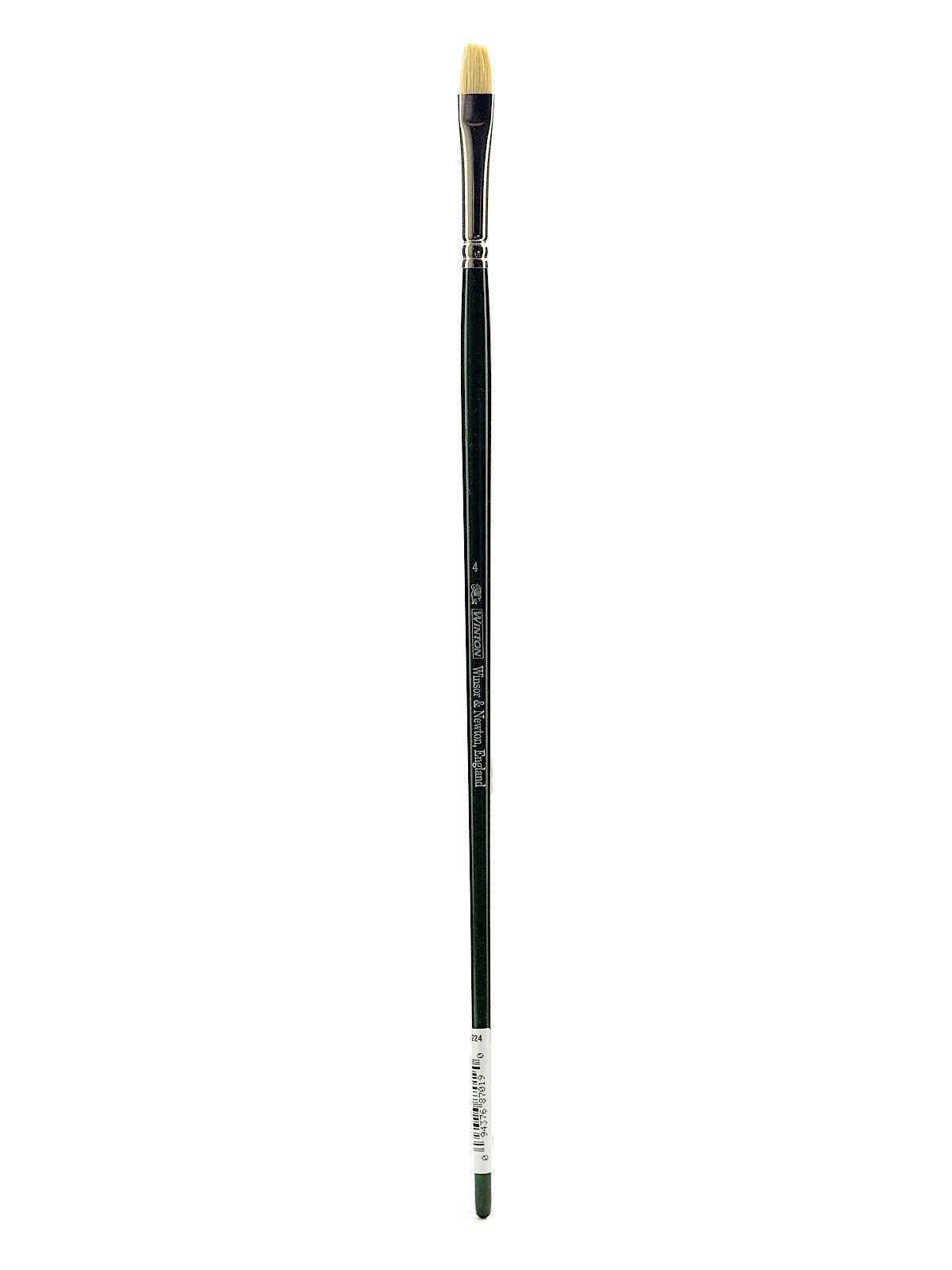 Winsor and Newton Winton Hog Brush Long Handled Short Flat/Bright No 4 (Each)