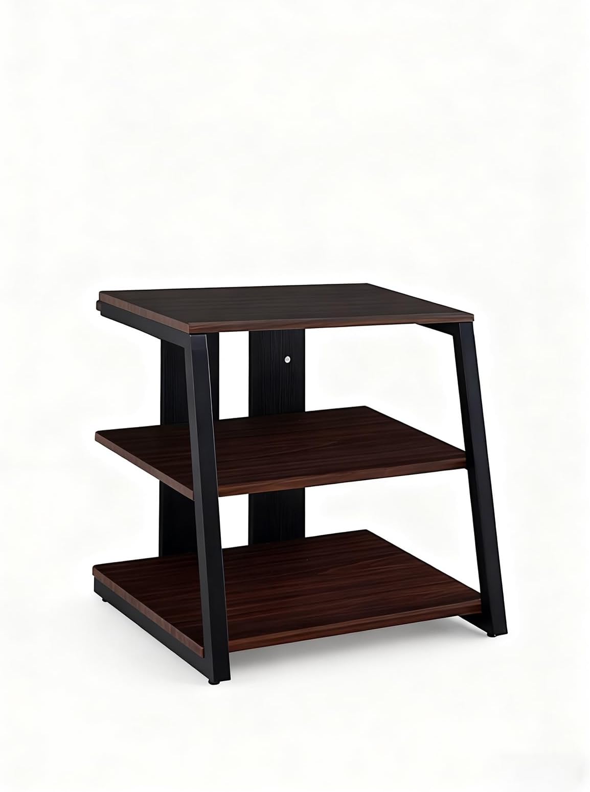 WiFi Router Storage Cabinet Multi-Purpose Record Player Table Multi-Functional Router Storage Box Modern Standing Cabinets For Living Room Studio(Three-layer)