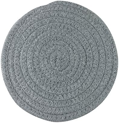 ICEBLUE 4-Pack Designful Absorbent Scald-proof Cotton Rope Trivet Place Mat Pot Mat Drink Mat Home Decorative
