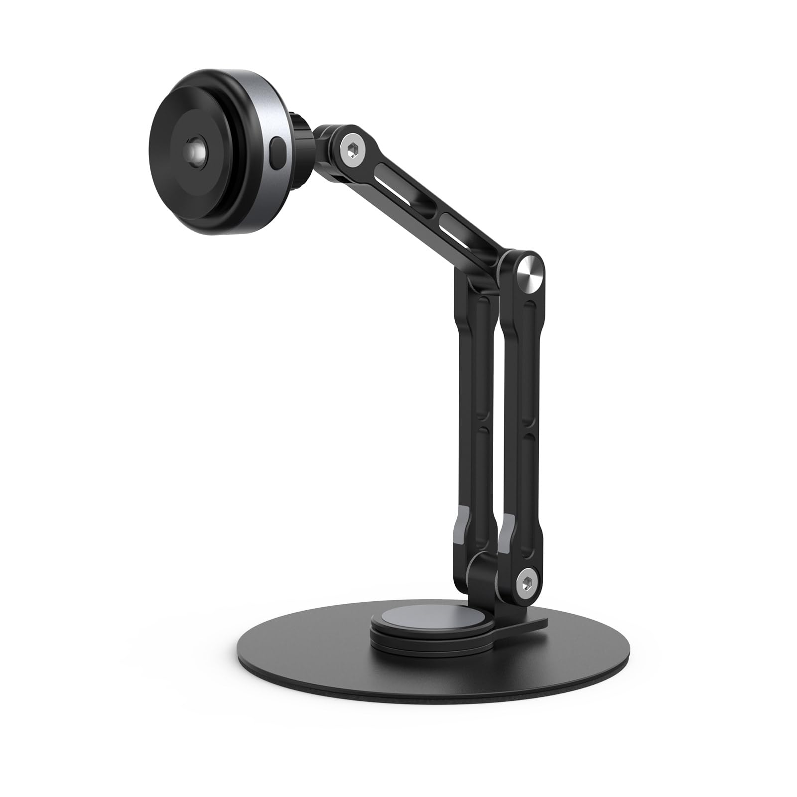 Soporte para tablet con ventosa, altura ajustable, soporte de aleación de aluminio para tabletas y smartphones, rotación de 360°, mesa portátil con ventosa eléctrica