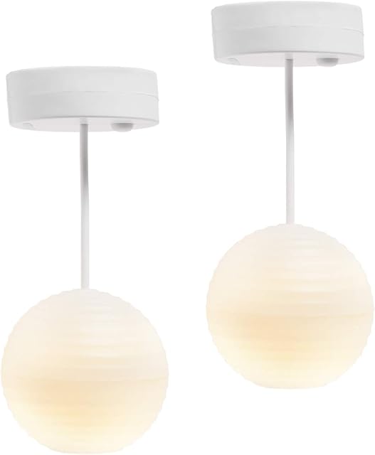 LUNDBY Dolls House Lights Furniture Accessories  2 Chinese Battery Lantern Lights Ceiling for Mini Dolls Doll 11 cm  Age 4+  1:18