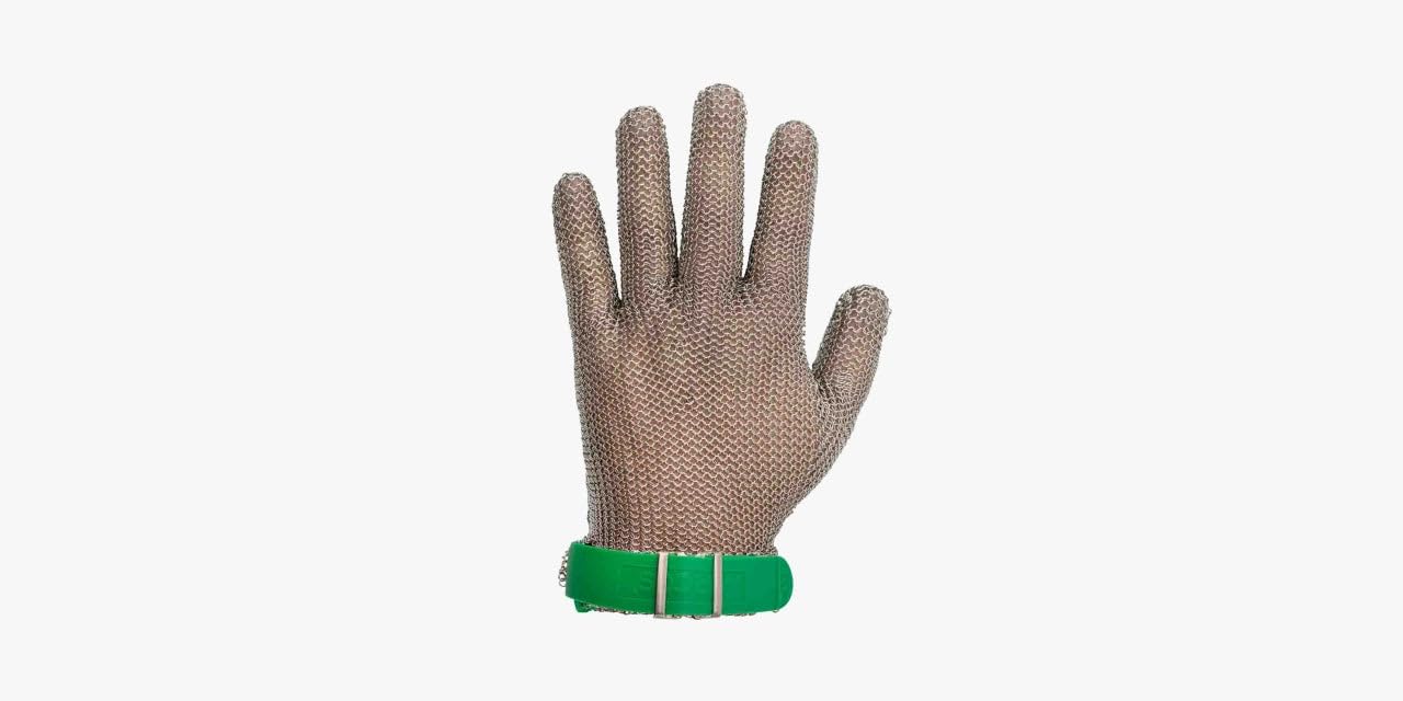 Arcos Schnittfeste Schutzhandschuhe Edelstahl für Sicherheit - Zertifiziert EN 420, EN 10827 - Ideal für Industrie und Küche - Größe XS 23 cm