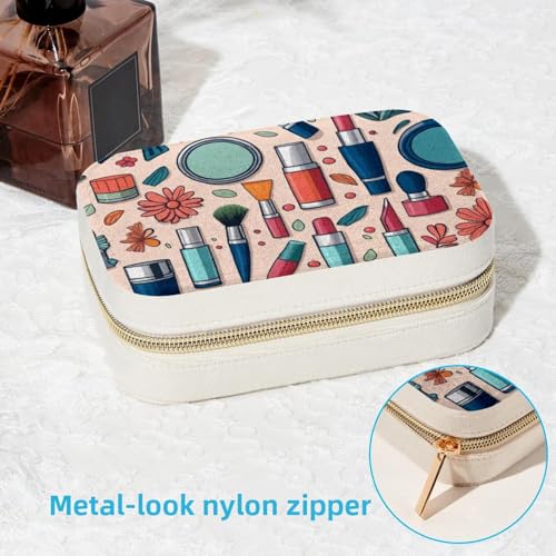 Boîte à bijoux de voyage compacte pour bagues et petites filles - 7