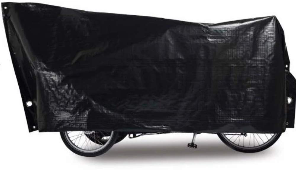 Vk International Uniseks – Cargo Bike Vk pokrowiec na rower dla dorosłych, czarny, rozmiar uniwersalny
