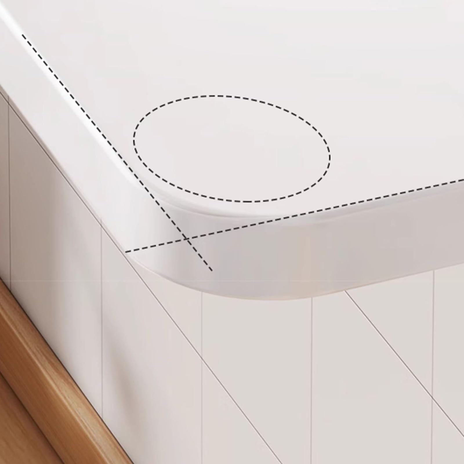 Klappbarer Wandschreibtisch, an der Wand montierter Klapptisch für kleine Räume, kleiner Holzschreibtisch für die Küche im Büro, für den Balkon, die Büroküche, die Waschküche zu Hause (B, 40 x 100 cm)