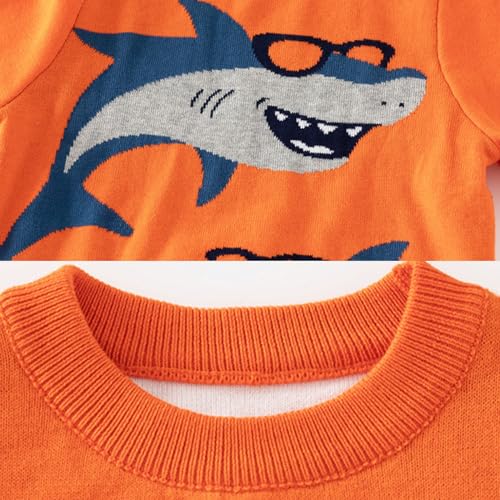 Baby Boys Fleece Sweatshirts Cotton Long Sleeve Crewneck Pullover Toddler Kids Winter Warm Shirt Sweater Tops2