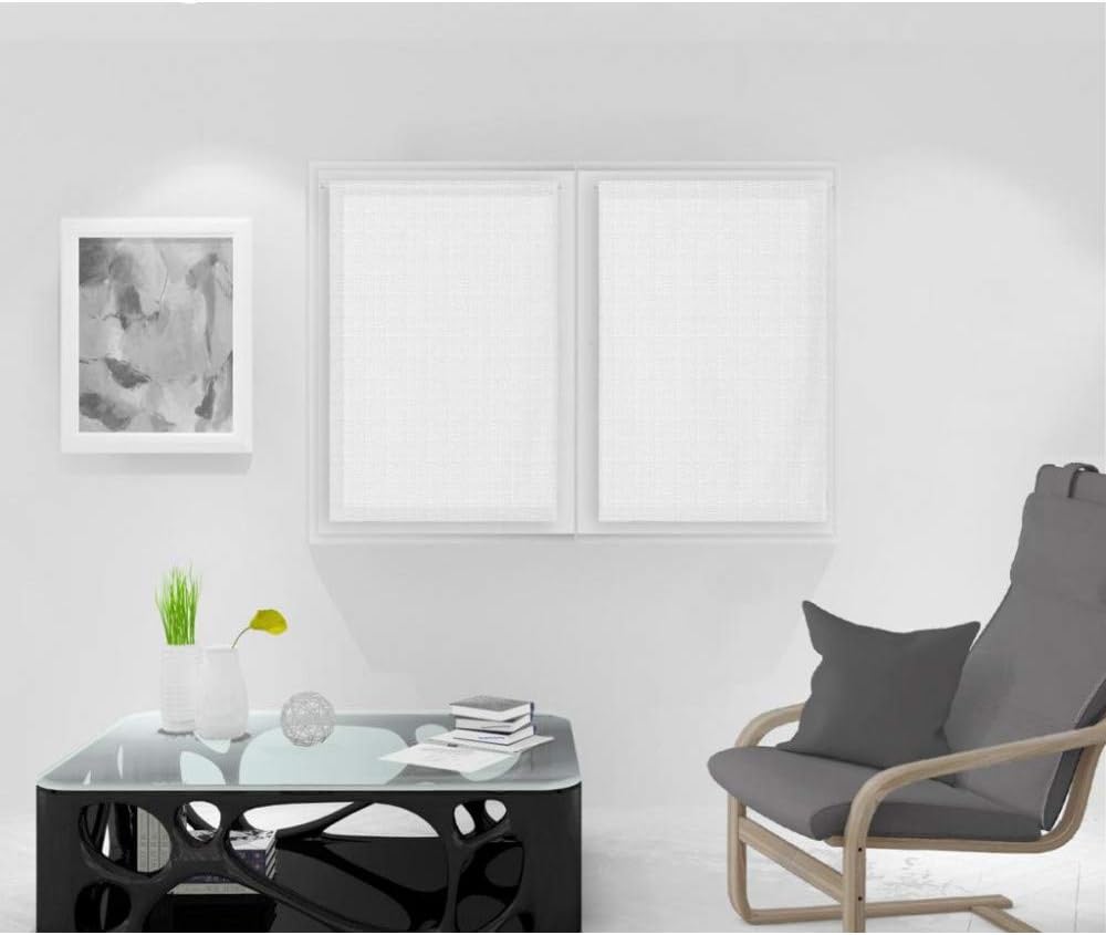 Soleil d'ocre Noemie Broken Vize, Sail, Polyester, White, 60 x 90 cm, W 23.6" x L 35.4" (2 Panels)