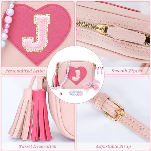 Image of KKXIU Birthday Gifts for Girls Initial Toddler Purse Cute Kids Crossbody Bag
