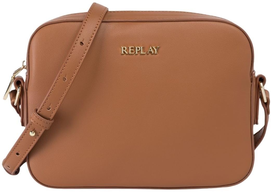 Replay Women Fw3334 Shoulder Bag, 0212 Caramel Cafe', UNIC