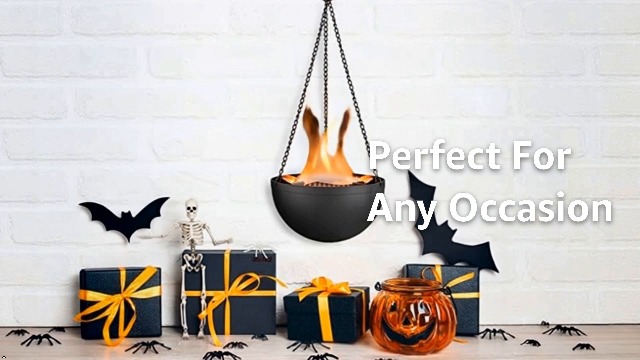 Amazon.com: Aspen Creative 61168-02-1, Hanging Fire Flame Light