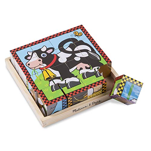 Melissa & Doug Farm Cube Puzzle - Image 7