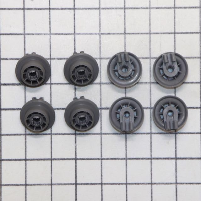 12004485 Dishwasher Dishrack Roller 8 Pack
