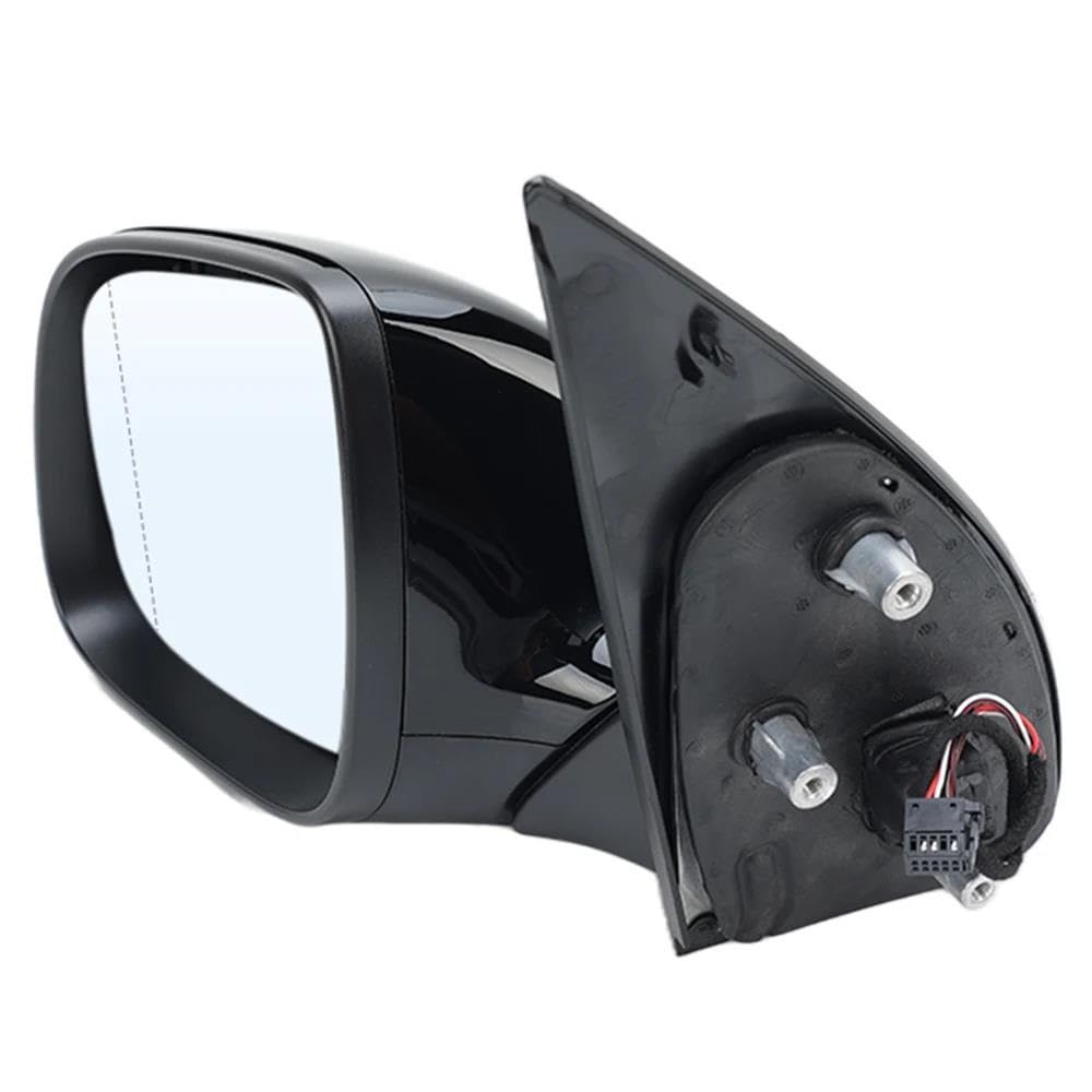Per VW Per Amarok 2013-2023 5 Pin Specchietto Retrovisore Montaggio Manuale Laterale Pieghevole Retrovisore Completo(1pair black chrome)