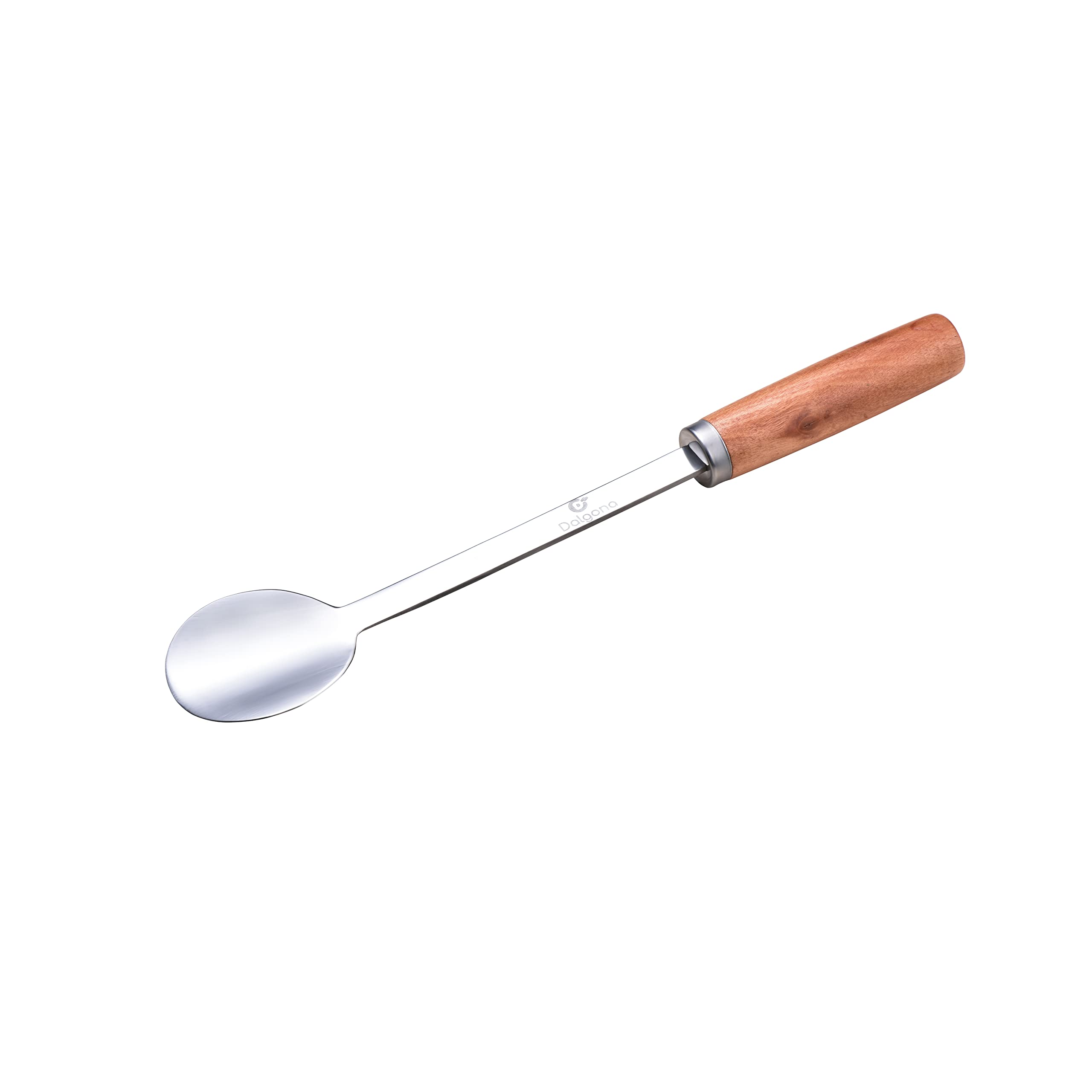 Dalgona long Ladle with Wood Hands