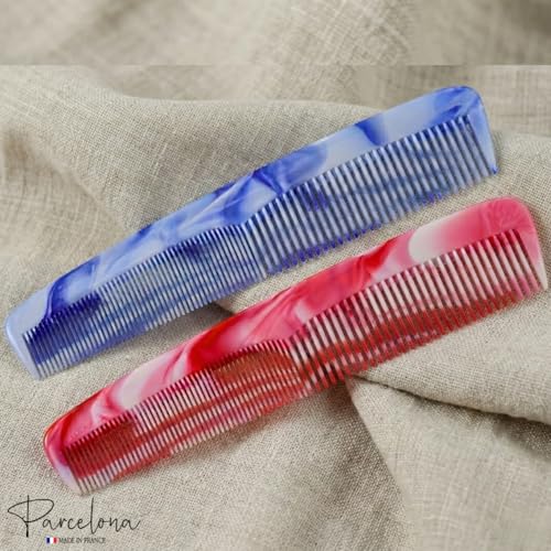 Peine Parcelona French Dressing 7.5 pulg Celulosa Acetato miniatura 4