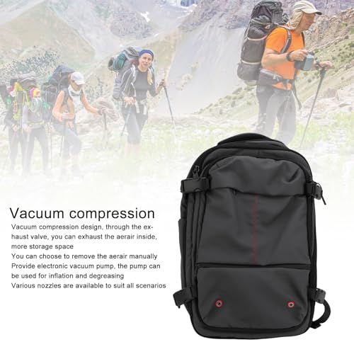 FOSA Vacuum Backpack Travel, Vacuum Compression Backpack With Pump, Large Capacity Expandable Air Vacuum Backpacks With Anti Theft Lock, Compartmentalized Storage, Water Resistant2