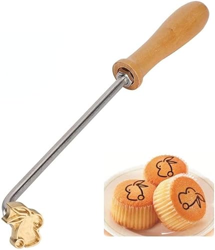 Calefacción de sello de hierro de marca de madera personalizada para estampado de pan de pastel de papel de madera de cuero