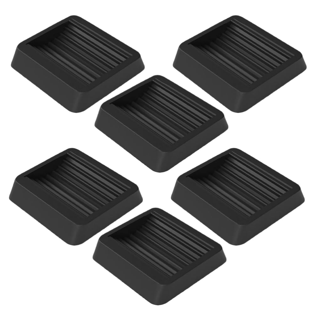 Amosfun 6 Pièces Bouchon De Meubles en Caoutchouc Canapé-Lit Chaises Tasses Butées De Roulette pour Éviter Les Rayures Protecteur De Sol Anti-Glisse pour Table De Canapé