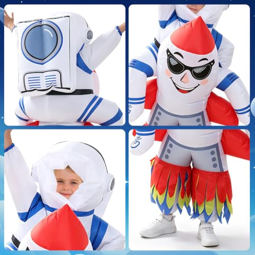 Inflatable Astronaut Costume for Kids,Boys Space Suit Halloween Costume - image 8