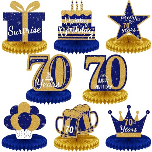 Décoration de table 70e anniversaire Spakon pour habiller facilement vos tables de fête