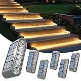 YANHAO 庭 ライト ソーラー 屋外 ガーデンライト ソーラーライト 屋外 防水 超高輝度 おしゃれ 自動点灯/消灯 太陽光パネル充電 防水 置くだけ かわいい 駐車場 玄関先 庭 車道 歩道 階段ライト