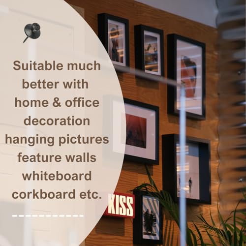 50 peças de tachas de polegar prateadas para cabides de parede pinos resistentes para parede tachinh