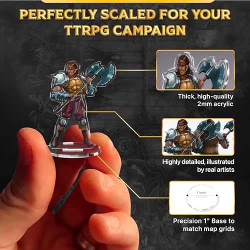 Figurines méchants humains 2D pour optimiser l'espace de table - 2