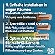 BM Electric Stromkabel YDYp NYM 3x1,5 – Flachkabel für Fensterdurchführung | Flachbandkabel 3x1,5 für Elektroinstallation | 300/500V