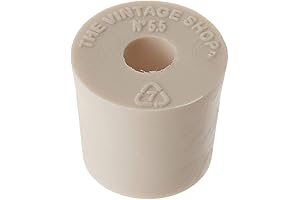 Expert-Crafted Home Brewing Rubber Stoppers by Midwest Brewing and Winemaking Supplies (Drilled,...