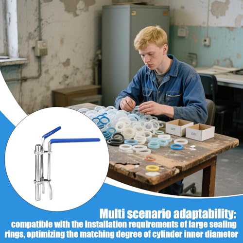 Joints de piston bloqués solution avec kit outils rotatifs cylindre hydraulique - 2