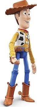 Mattel Pixar Toy Story Toys, Woody Interactables Talking Action Figure, Interactive Collectible Toy, For Kids