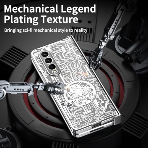 Coque Samsung Galaxy Z Fold 3 antichoc fine polycarbonate argent robuste - 7