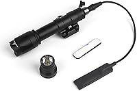 Vista 10 de M300A linterna táctica de 500 lúmenes con interruptor de botón y interruptor de presión remoto para modos constantes/momentáneos, compatible