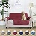 Produktbild Sofaschoner,Sofa Schutz Abdeckung Schonbezug Sofaüberwurf Sofabezug,Anti-Rutsch Sofabezug für Wohnzimmer sofaschoner,Strapazierfähig & Schmutzresistent Haustier Abdeckung(2 Sitzer 228x190cm, Weinrot)