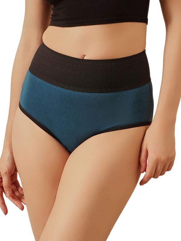 clovia Women's Cotton High Waist Tummy Tucker Hipster Panty-picture-20