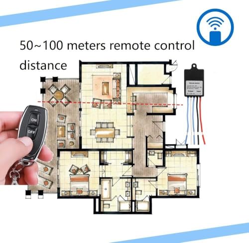 QIACHIP Mini 433Mhz Wireless Remote Control Switch DC 6V 12V 24V 1 Channel RF Relay Switch Receiver Transmitter for LED Light Door Lock - Image 4
