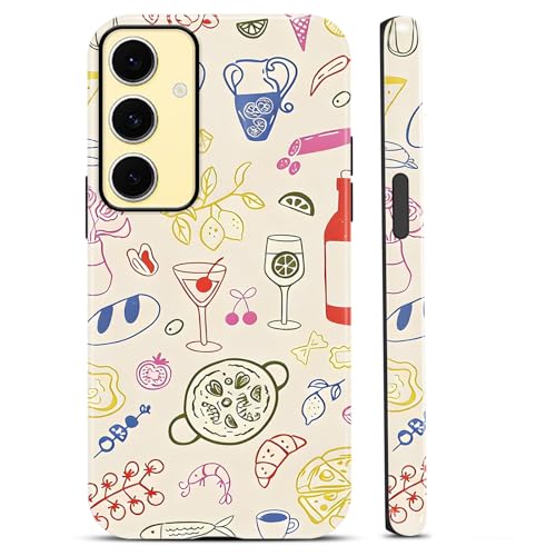 Coque Samsung S25 5G mignonne en TPU souple antichoc design d'été 6,2 pouces
